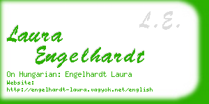 laura engelhardt business card